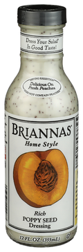 Briannas Poppy Seed Dressing - 12 oz