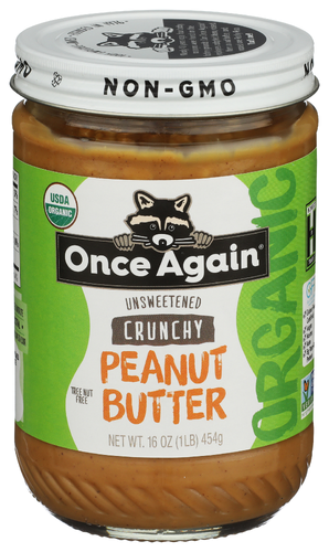 Once Again Organic Crunchy Peanut Butter (16 oz / 454 g)