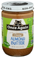 Once Again Organic Smooth Almond Butter (16 oz / 454 g)