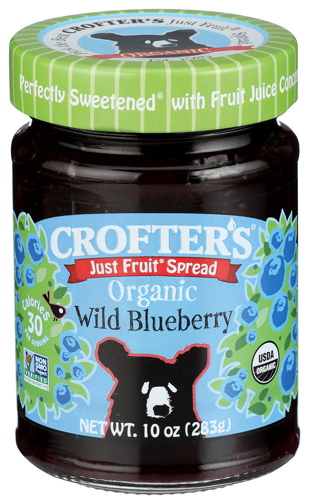 Crofter’s Organic Blueberry Fruit Spread (10 oz / 283 g)