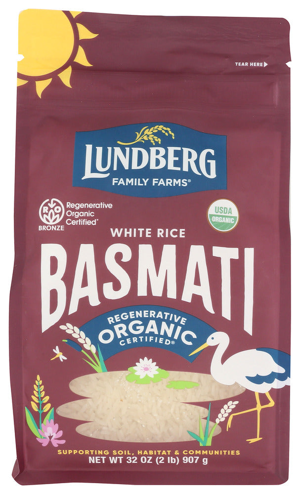 Lundberg Family Farms White Basmati Rice (32 oz / 907 g)