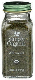 Simply Organic Dill Weed - USDA Organic Dried Herb (0.81 oz)