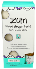 Zum Wool Dryer Balls – Sea Salt (8.5 oz)