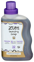 Zum Laundry Soap – Frankincense & Myrrh (32 fl oz / 946 mL)