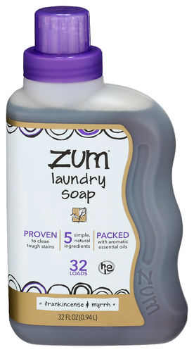 Zum Laundry Soap – Frankincense & Myrrh (32 fl oz / 946 mL)