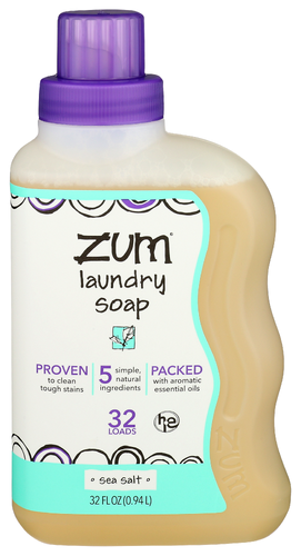Zum Laundry Soap – Sea Salt (32 fl oz / 946 mL)