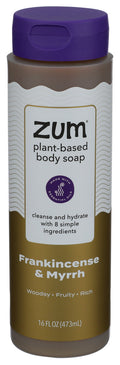 Zum Plant-Based Body Soap - Frankincense & Myrrh (16 oz)