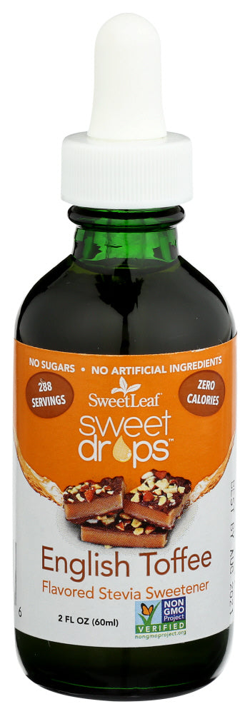 SweetLeaf Sweet Drops English Toffee Liquid Stevia Sweetener - 2 fl oz