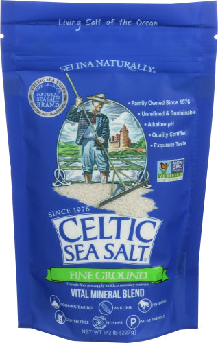 Celtic Sea Salt Fine Ground - 8 oz