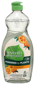 Seventh Generation Dishwashing Liquid – Lemongrass & Clementine (19 fl oz / 562 mL)