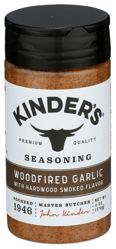 Kinder’s Seasoning Rub – Woodfired Garlic (6 oz / 170 g)