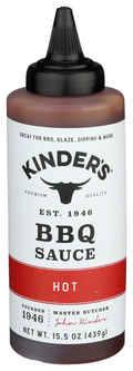 Kinder’s Hot BBQ Sauce (15.5 fl oz / 458 mL)
