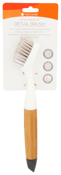 Full Circle Home Detail Brush – Micro Man (White) (1 ea)
