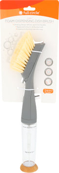 Full Circle Home Dish Brush with Foam Dispenser – Grey (1 ea)