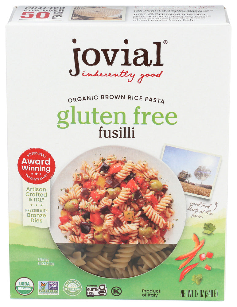 Jovial Gluten Free Fusilli Pasta - 12 oz