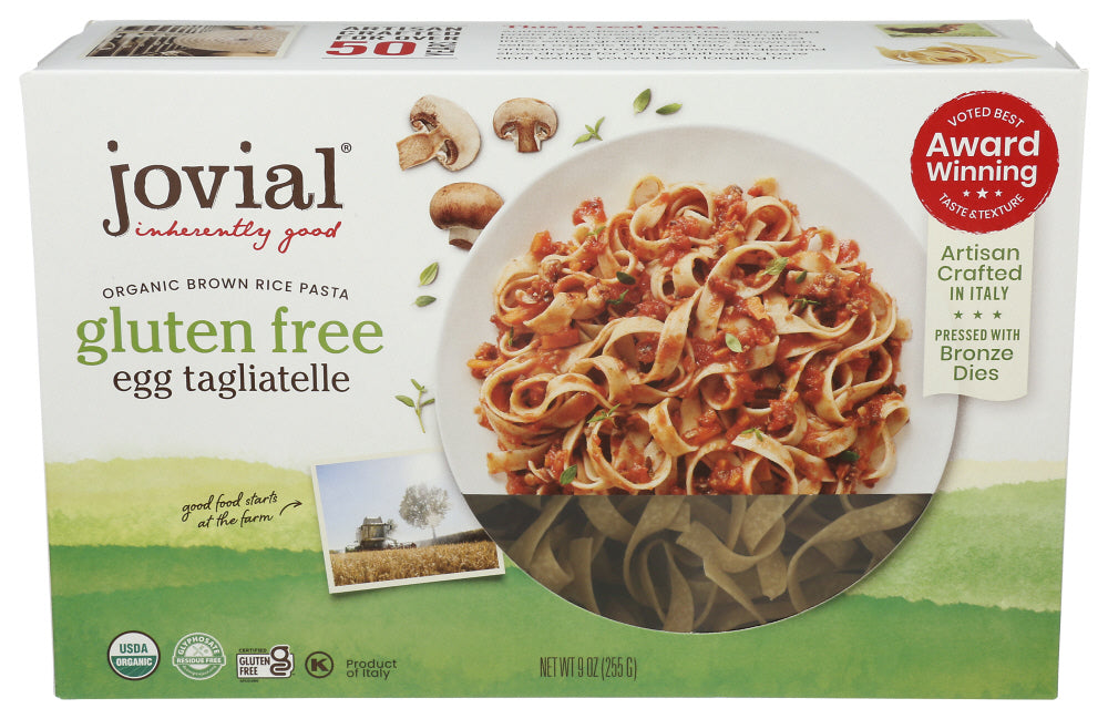 Jovial Gluten Free Pasta – Tagliatelle (9 oz / 255 g)