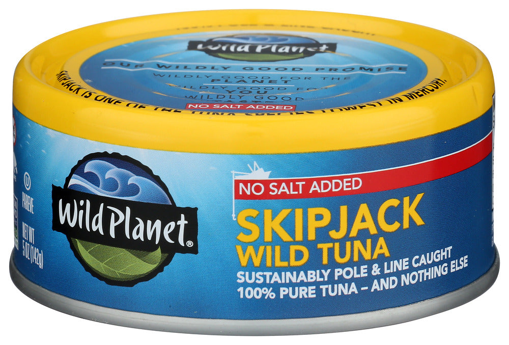Wild Planet Skipjack Tuna – No Salt Added (5 oz / 142 g)