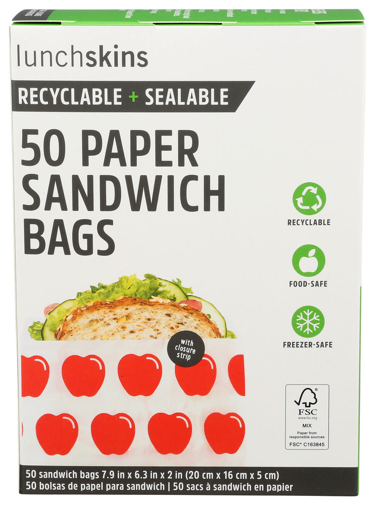 Lunchskins Sandwich Bags (50 Count)
