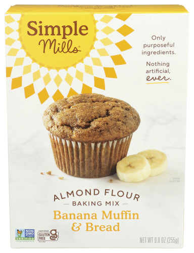 Simple Mills Almond Flour Banana Muffin & Bread Baking Mix - 9 oz