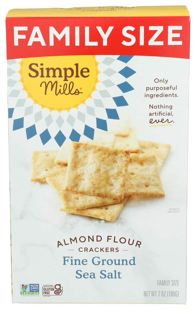 Simple Mills Almond Flour Crackers – Sea Salt (7 oz / 198 g)