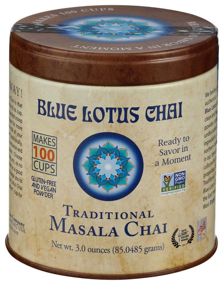 Blue Lotus Chai Traditional Masala Chai - 3.0 oz