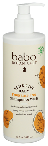 Babo Botanicals Sensitive Baby Shampoo & Wash - 16 fl oz